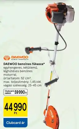 Tesco Daewoo benzines fűkasza ajánlat