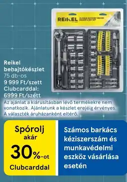 Tesco Reikel behajtókészlet ajánlat