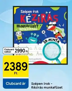 Tesco Szépen írok - Kézírás munkafüzet ajánlat