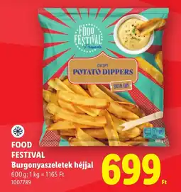 Lidl Food Festival burgonyaszeletek ajánlat
