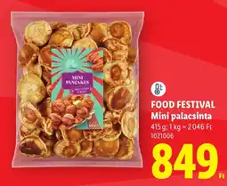 Lidl Food festival mini palacsinta ajánlat