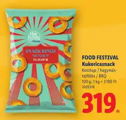 Lidl Food festival kukoricasnack ajánlat