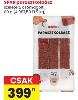 Spar Market Spar parasztkolbász ajánlat