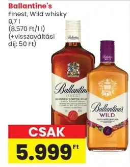 Spar Market Ballantine's finest wild whisky ajánlat