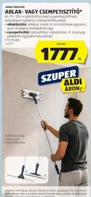 ALDI Ablak- vagy csempetisztító ajánlat
