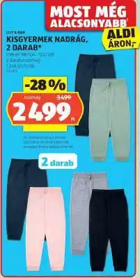 ALDI Kisgyermek nadrág, 2 darab ajánlat