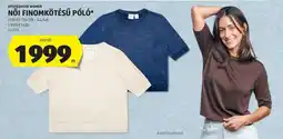 ALDI Női finomkötésű póló ajánlat