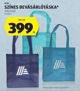 ALDI Színes Bevásárlótáska ajánlat