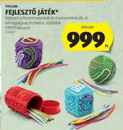 ALDI TOYLINO Fejlesztő játék ajánlat