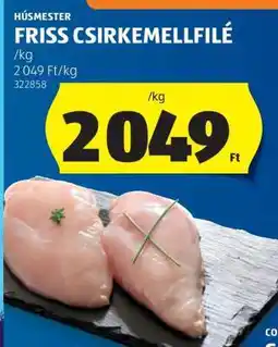 ALDI Friss csirkemellfilé ajánlat