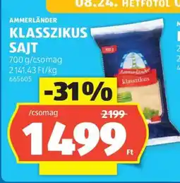 ALDI AMMERLÄNDER KLASSZIKUS SAJT ajánlat