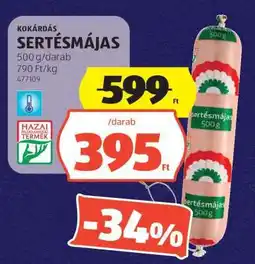 ALDI Kokárdás Sertésmájas ajánlat