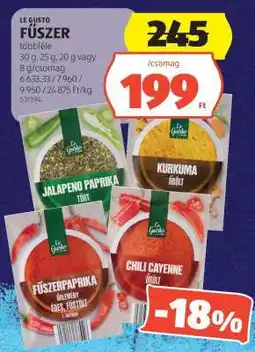 ALDI LE GUSTO FŰSZER ajánlat
