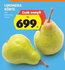 ALDI Limonera körte ajánlat