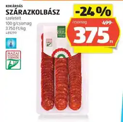 ALDI KOKÁRDÁS SZÁRAZKOLBÁSZ ajánlat