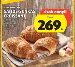 ALDI Sajtos-sonkás croissant ajánlat