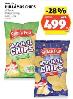 ALDI Snack Fun Hullámos Chips ajánlat