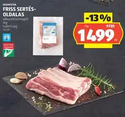 ALDI Friss sertés-oldalas ajánlat