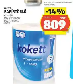 ALDI Kokett Papírtörlő ajánlat