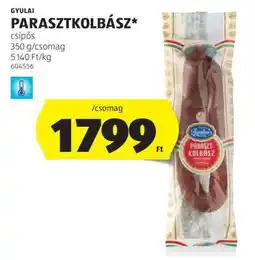 ALDI Gyulai Parasztkolbász ajánlat