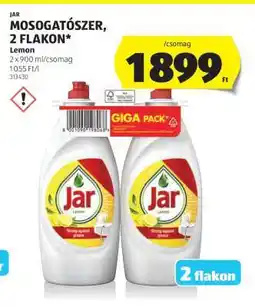 ALDI Jar Mosogatószer, 2 Flakon ajánlat