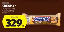 ALDI SNICKERS CREAMY ajánlat
