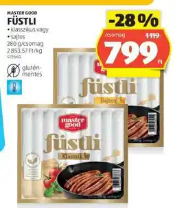 ALDI MASTER GOOD FÜSTLI ajánlat