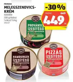 ALDI PRIMANA MELEGSZENDVICS-KRÉM ajánlat