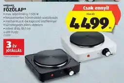 ALDI Ambiano Főzőlap ajánlat