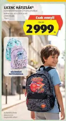 ALDI LICENC HÁTIZSÁK ajánlat