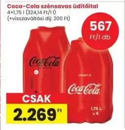 Interspar Coca-Cola szénsavas üdítőital ajánlat