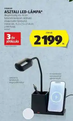 ALDI CASALUX ASZTALI LED-LÁMPA ajánlat