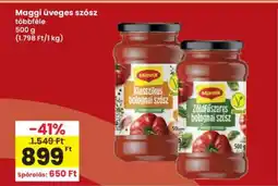 Interspar Maggi üveges szósz ajánlat