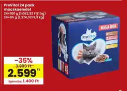 Interspar PreVital 24 pack macskaeledel ajánlat
