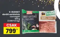 Interspar S-BUDGET darált sertéshús ajánlat