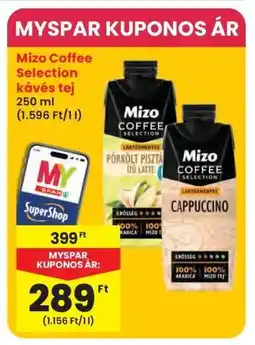 Interspar Mizo Coffee Selection kávés tej ajánlat