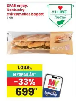 Interspar SPAR enjoy. Kentucky csirkemelles bagett ajánlat