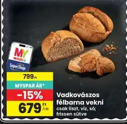 Interspar Vadkovászos félbarna vekni ajánlat