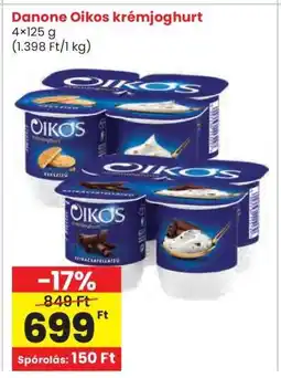 Interspar DANONE Oikos krémjoghurt ajánlat