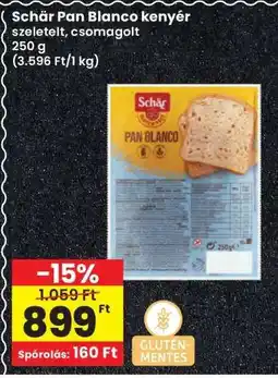 Interspar Schär Pan Blanco kenyér ajánlat
