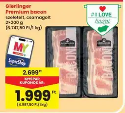 Interspar Gierlinger Premium Bacon ajánlat