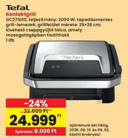 Interspar Tefal Kontaktgrill ajánlat