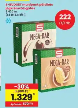 Interspar S-BUDGET multipack pálcikás jégkrémválogatás ajánlat
