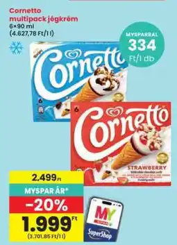 Interspar Cornetto multipack jégkrém ajánlat