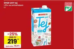 Interspar SPAR UHT tej ajánlat