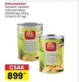 Interspar Kofa ananász ajánlat