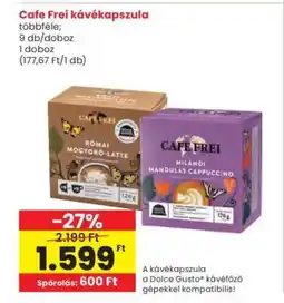 Interspar CAFE FREI Kávékapszula ajánlat