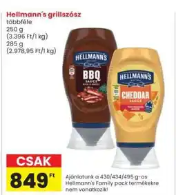 Interspar Hellmann's Grillszósz ajánlat
