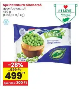 Interspar Sprint Natura zöldborsó ajánlat
