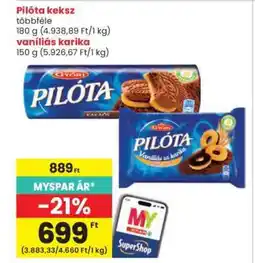Interspar PILÓTA KEKSZ ajánlat